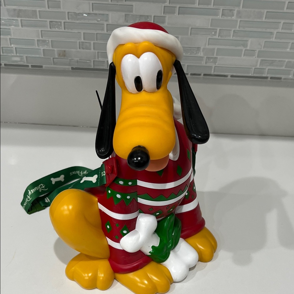 Disney Pluto Refillable Popcorn Bucket-Christmas Pluto